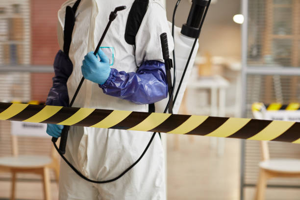 Professional Blood Cleanup technician working in Aurora, SD